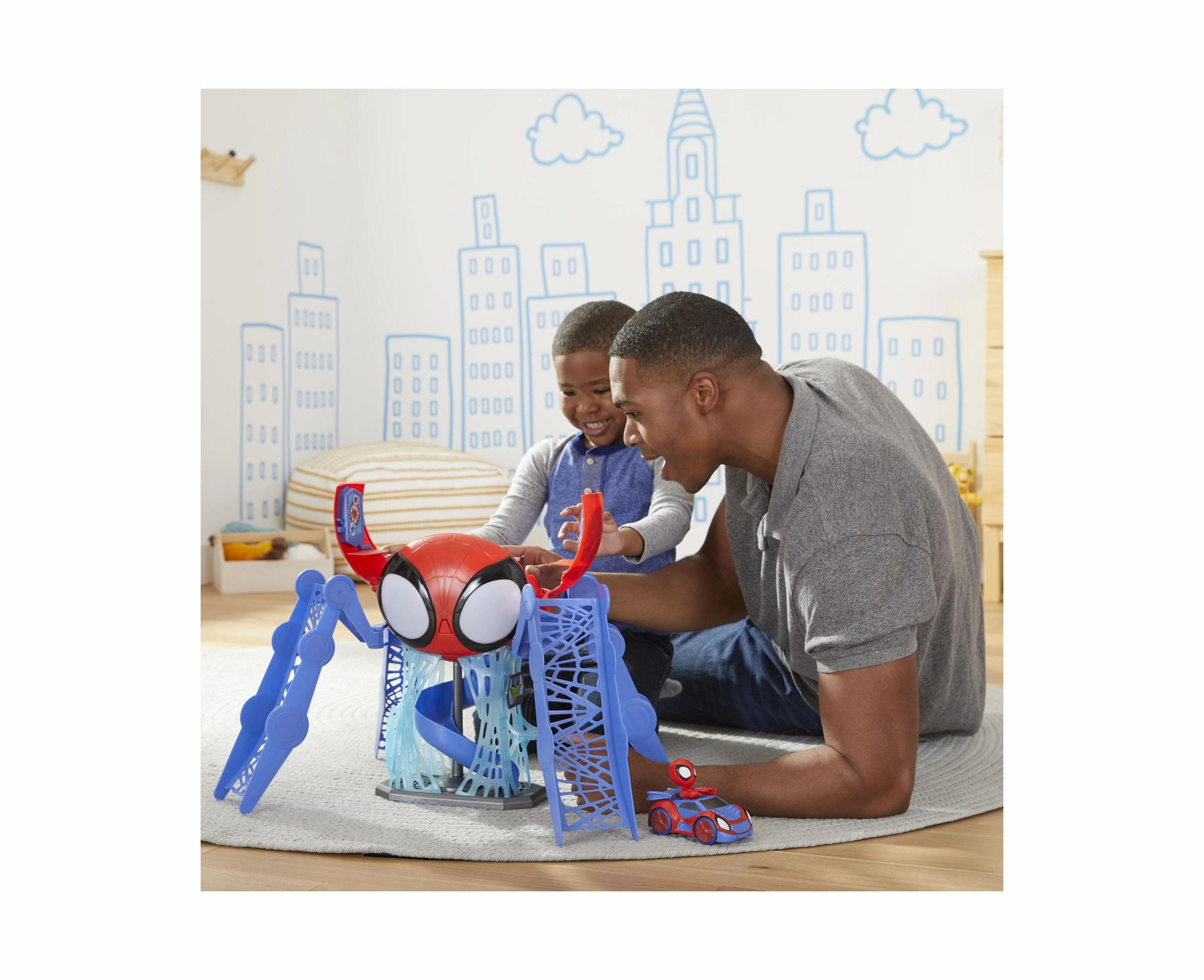 Spidey and His Amazing Friends Web Quarters Playset