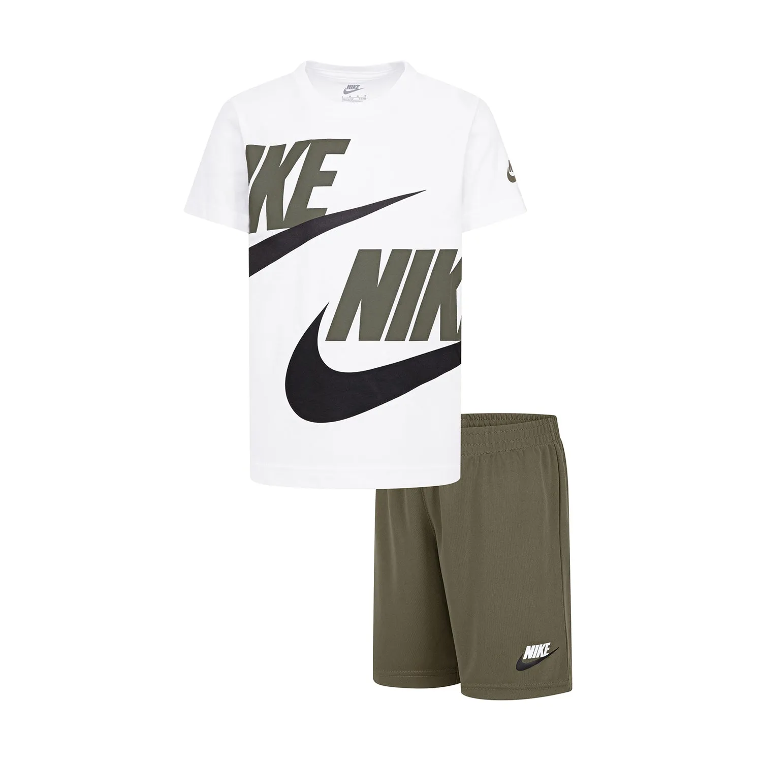 Split Futura Short Set - Kids Clothing_Nike