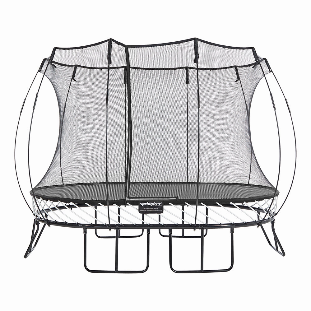 Springfree Medium Oval Trampoline With Enclosure - Outdoor Trampoline Activity Toy