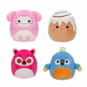 Squishmallow Micromallow 2.5 Inch 4 Plush Pack