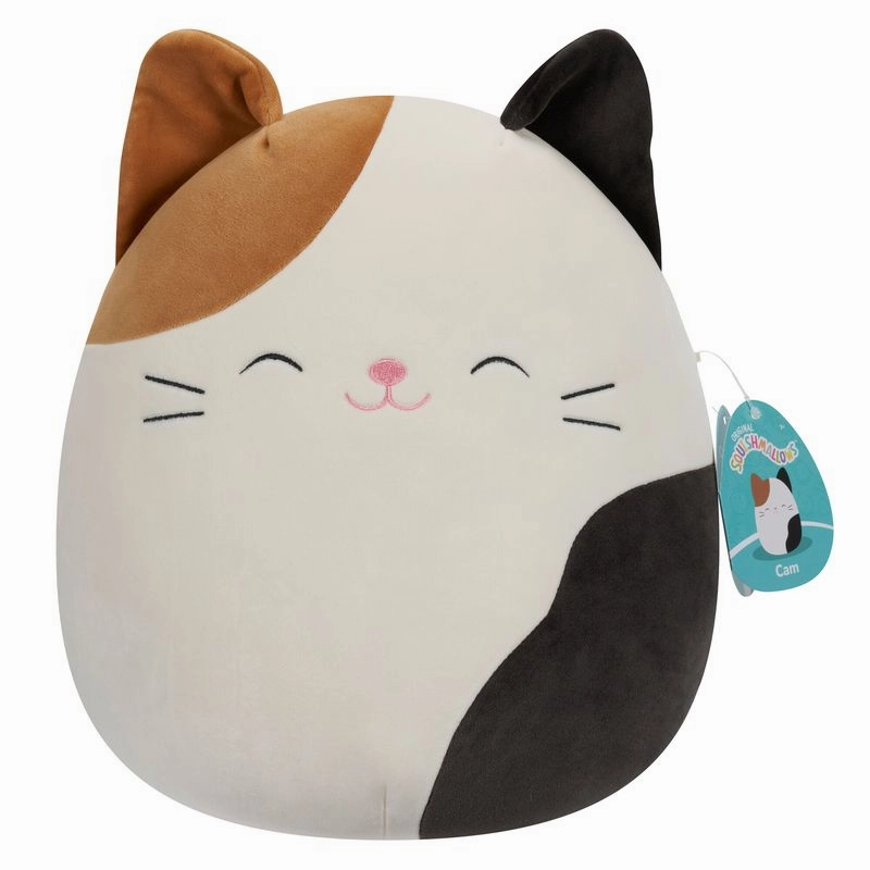 Squishmallows 12 Inch Plush S16 Cam Brown And White Calico Cat