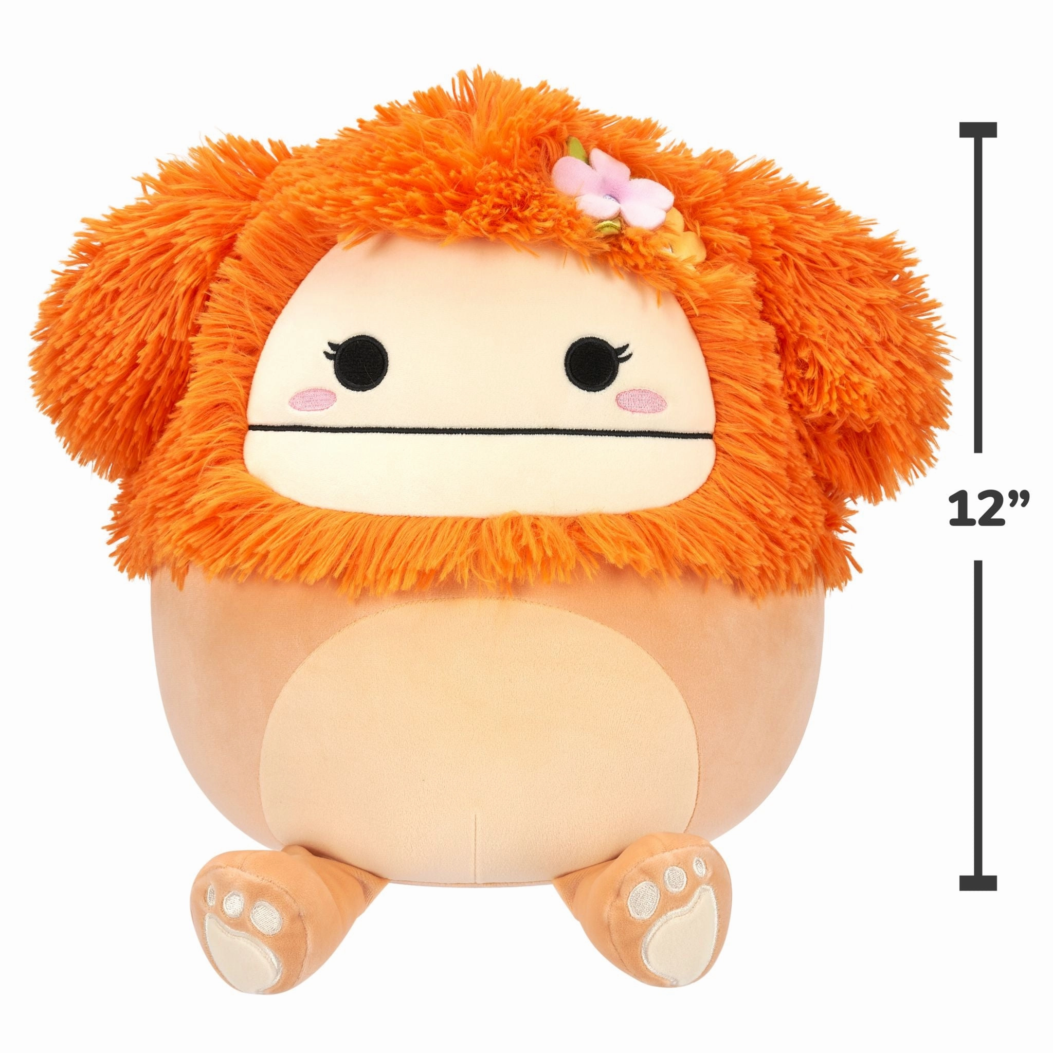 Squishmallows 12 Inch Plush Shasta The Light Orange Bigfoot