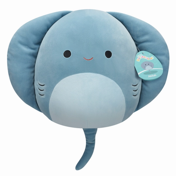 Squishmallows 12 Inch Series 20 Akilah Muted Blue PolkaDot Stingray