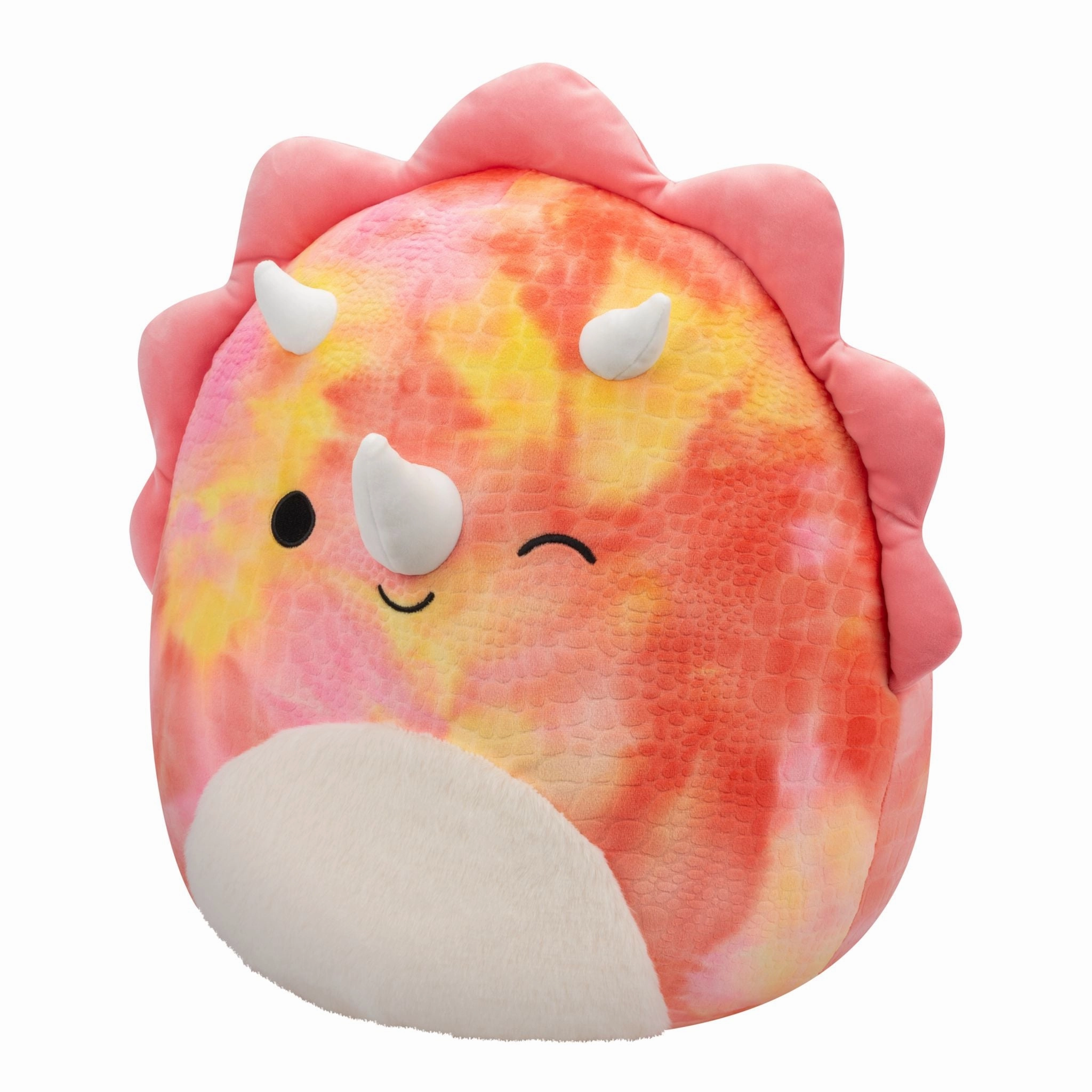 Squishmallows 16 Inch Plush Trinity The Pink Tye Dye Triceratops