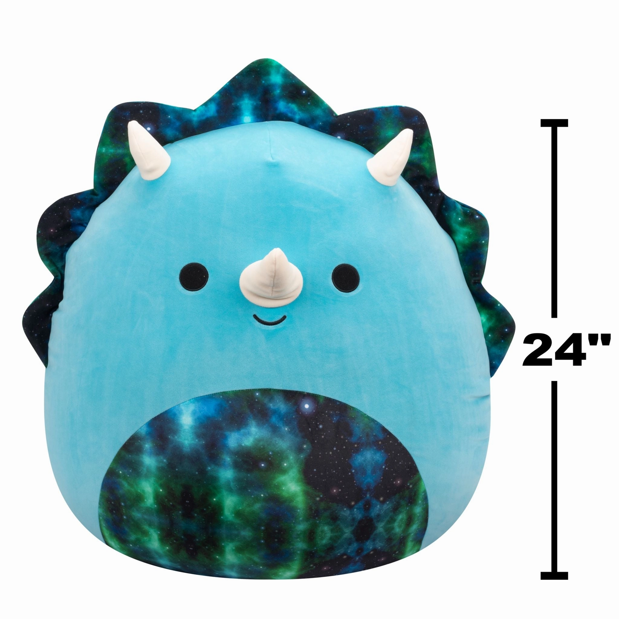 Squishmallows 24 Inch Plush Vilmos Blue Triceratops