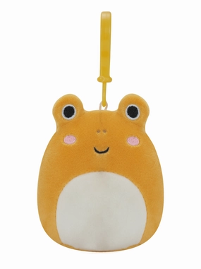 Squishmallows 3.5 Inch Plush S15 Clip-On Leigh Orange Toad