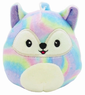 Squishmallows 3.5Inch(8cm) Over The Rainbow Clip-On Felexine