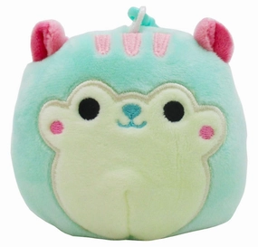 Squishmallows 3.5Inch(8cm) Over The Rainbow Clip-On Serene