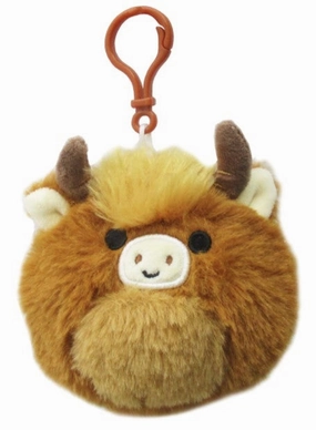 Squishmallows 3.5Inch(8cm) Wildlife Clip-On Wilfred