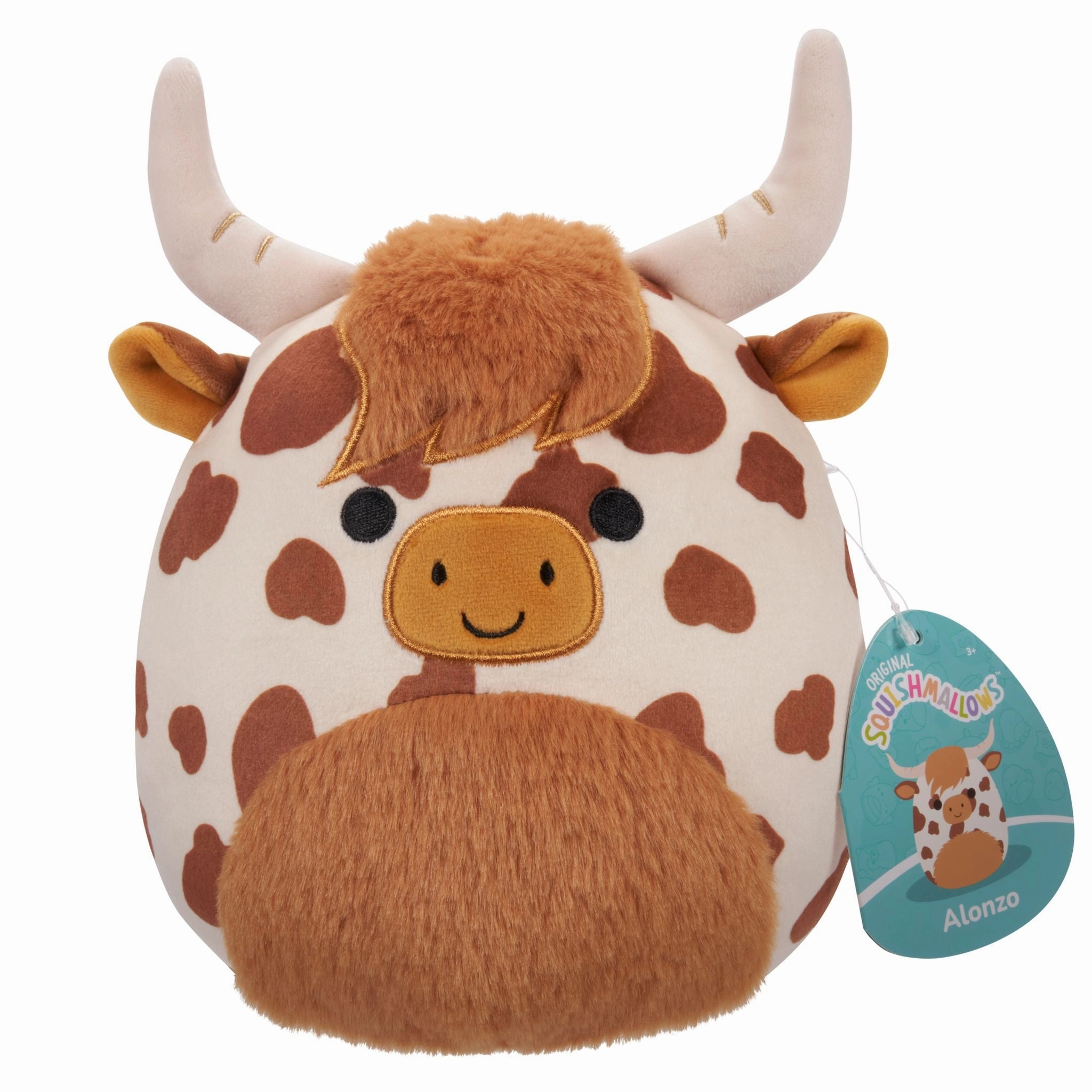 Squishmallows 7.5 Inch Plush Alonzo Highland Cow