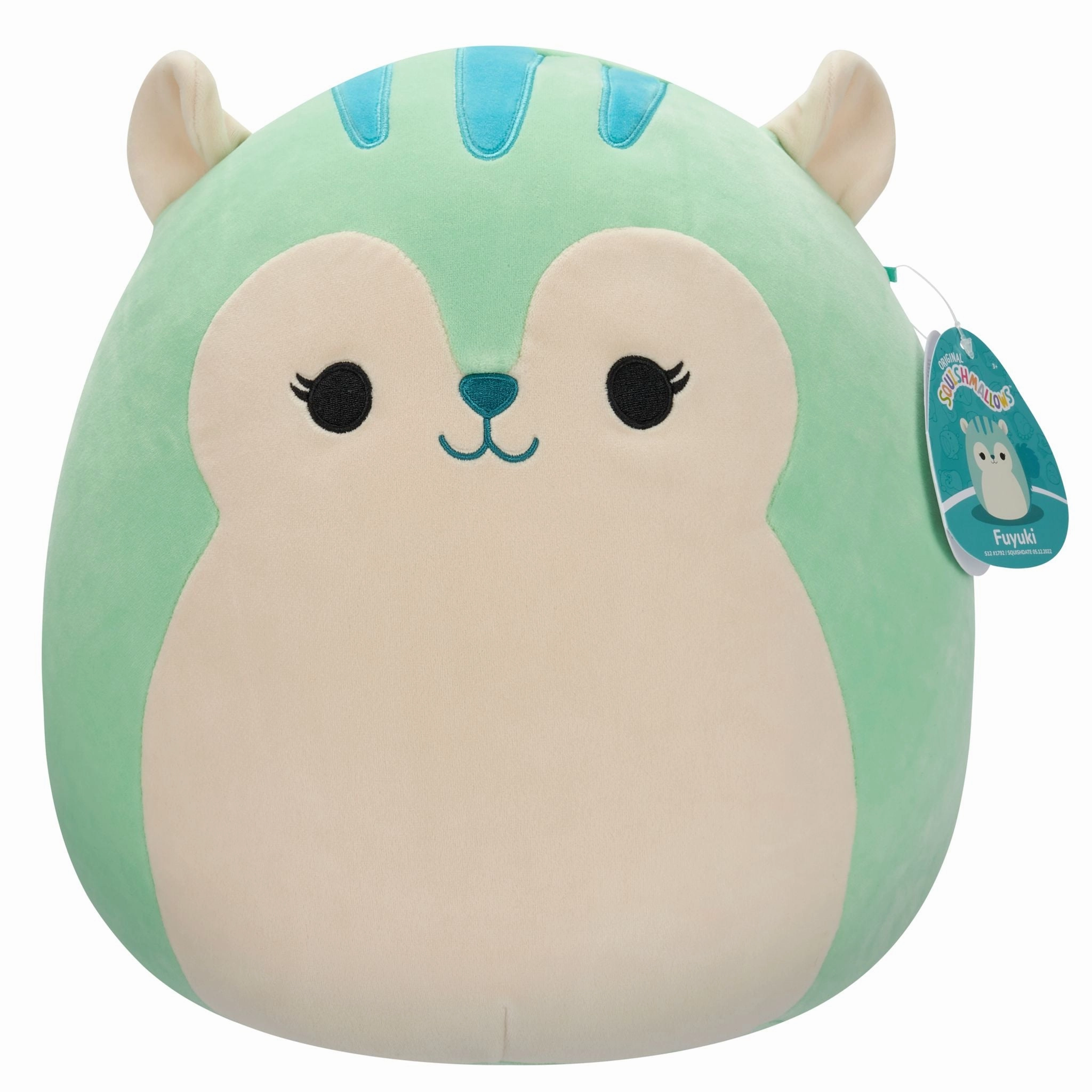 Squishmallows 7.5 Inch Plush Fuyuki Mint Green Squirrel