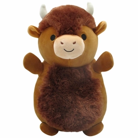Squishmallows Hugmees Squad 14 Inch Plush Dunkie The Brown Bison