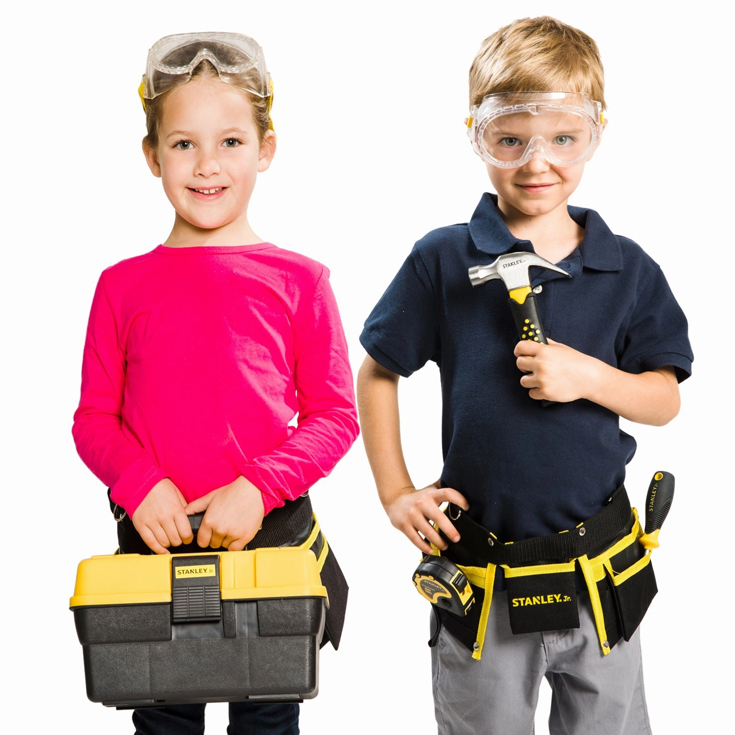 Stanley Jr. Lifting Crane & Toolbox & 6 Piece Tool Set