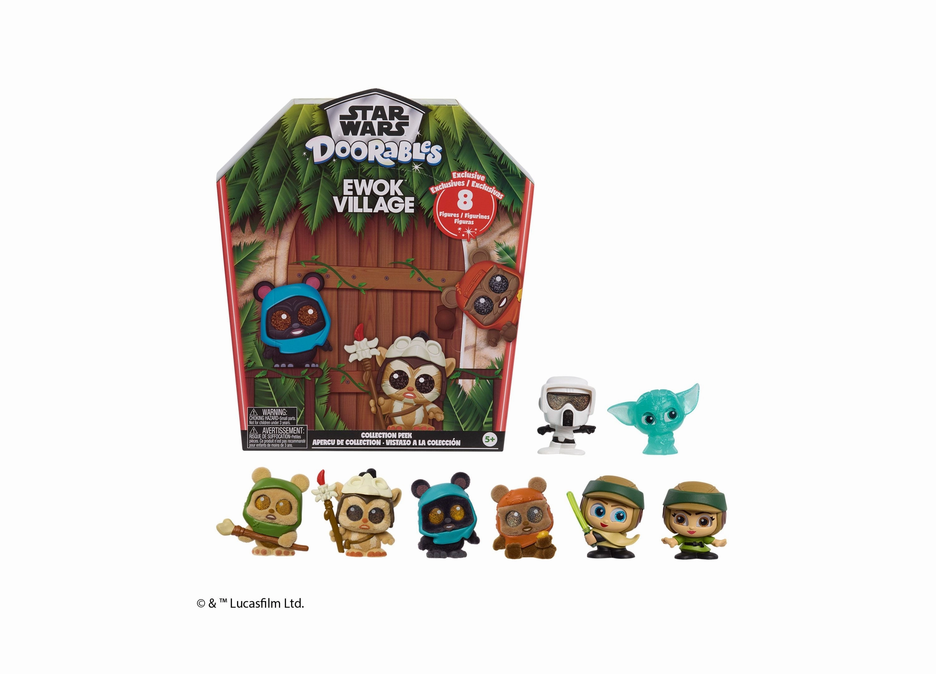 Star Wars Doorables Ewok Village Mini Figure Adventure Set