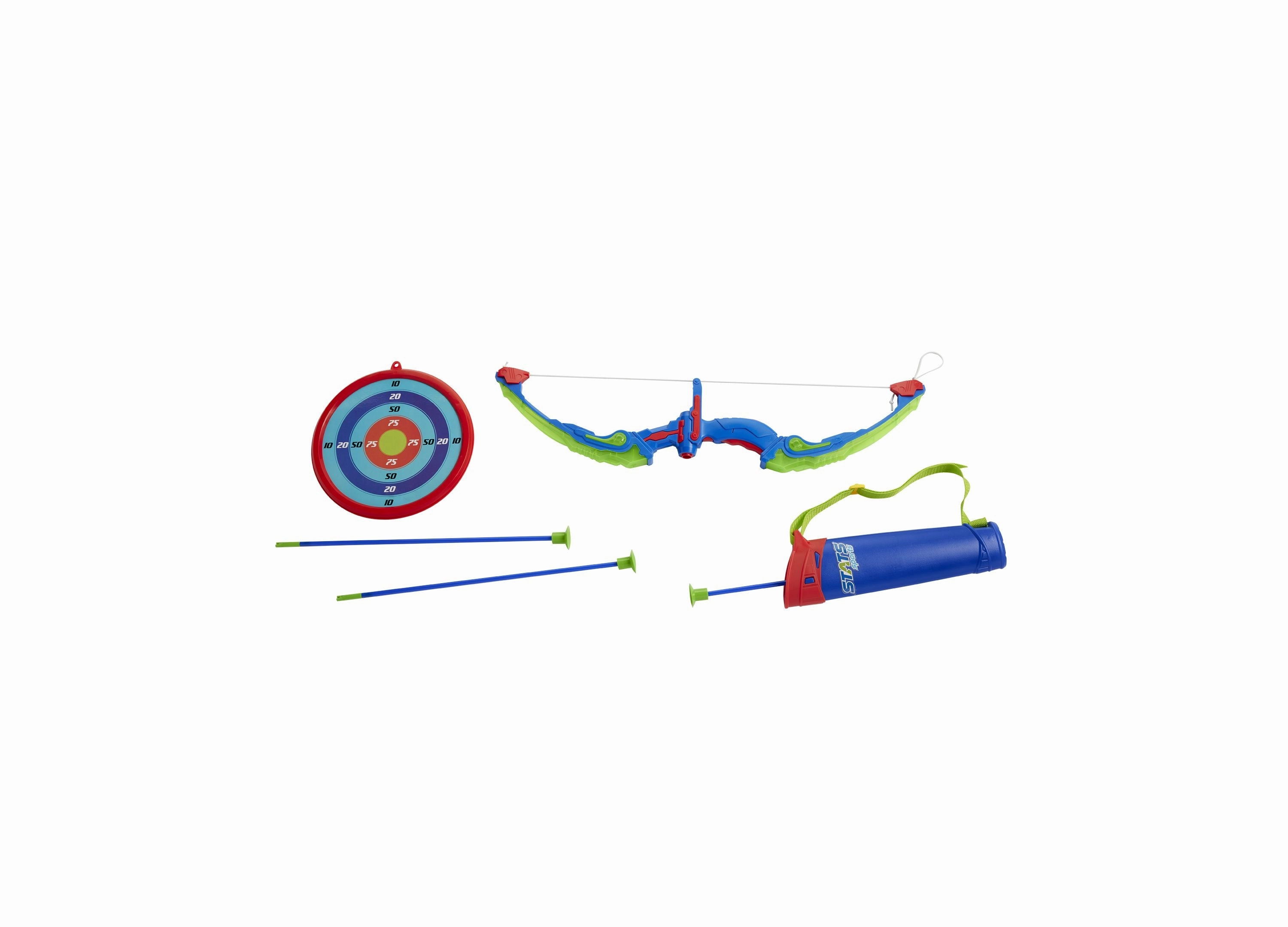 Stats Illuminated Archery Set for Kids with Target and Suction Cup Arrows