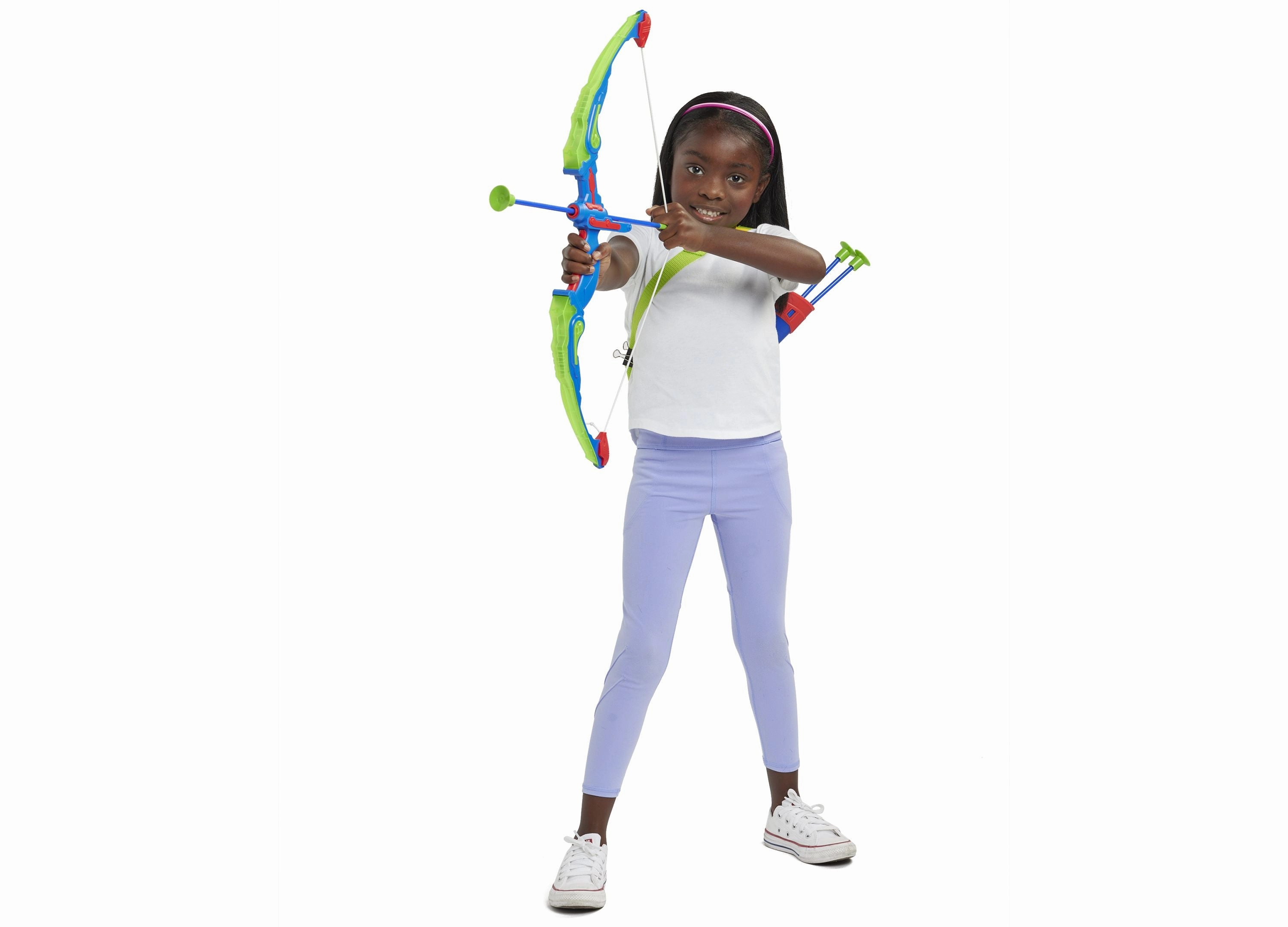 Stats Illuminated Archery Set for Kids with Target and Suction Cup Arrows