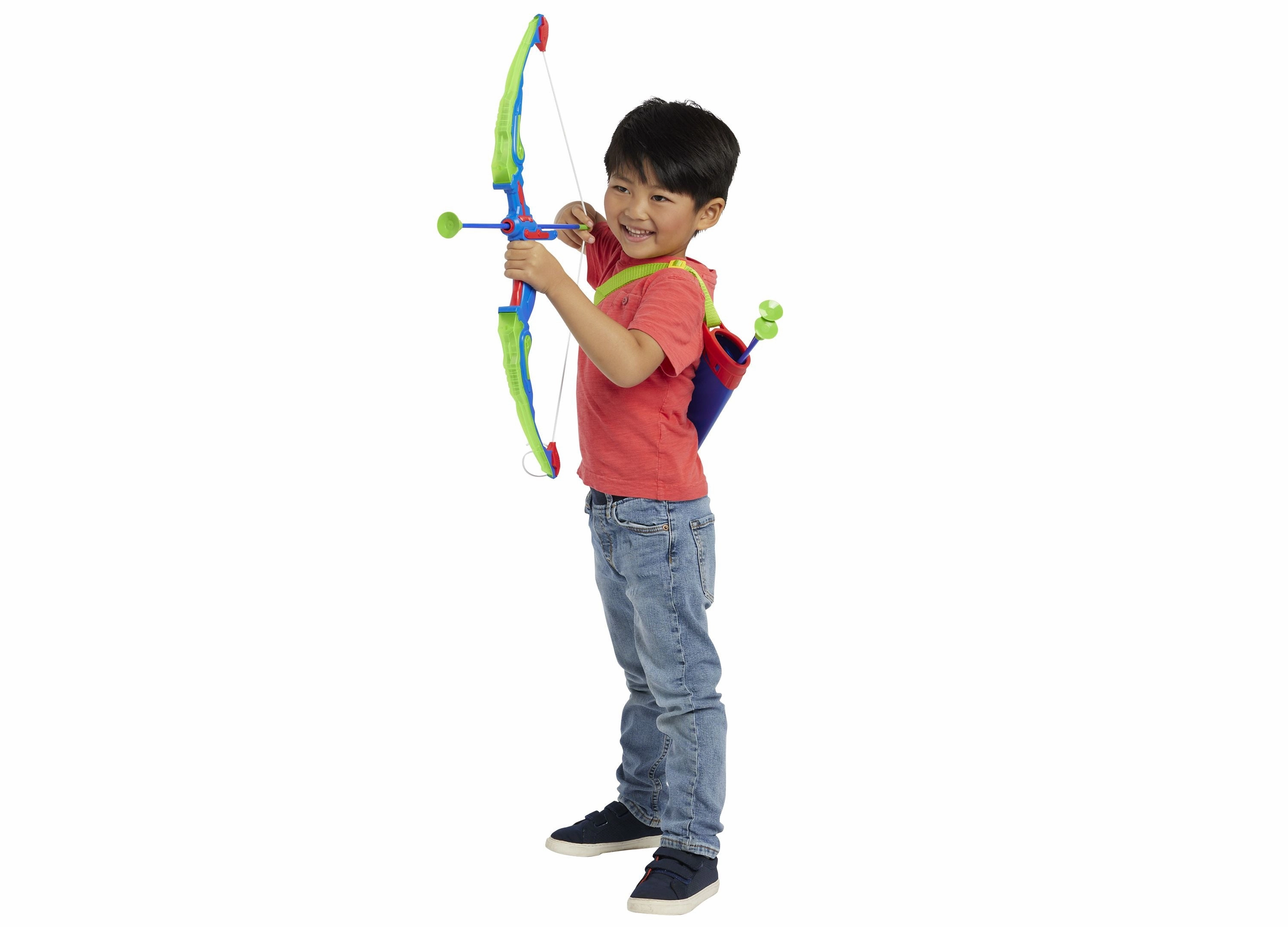 Stats Illuminated Archery Set for Kids with Target and Suction Cup Arrows