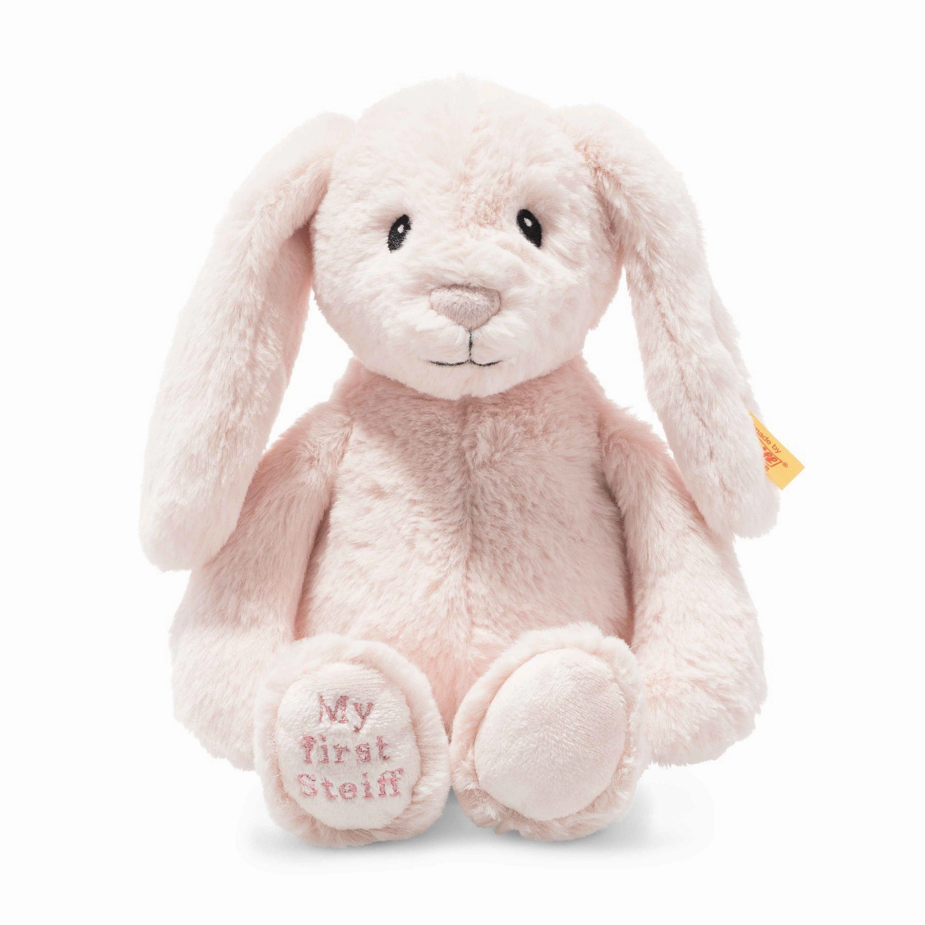 Steiff 26cm Pink My First Steiff Hoppie Rabbit Toy Suitable from Birth