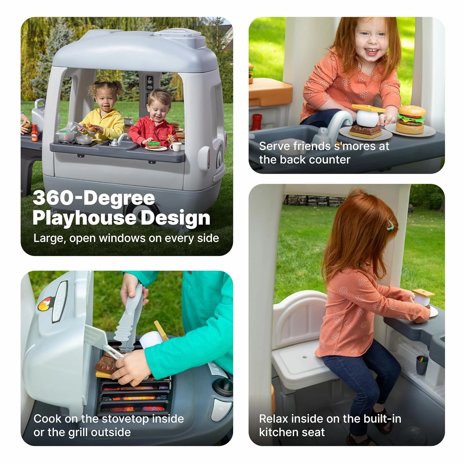 Step2 Adventure Camper Playhouse for Kids Ages 3 Years 