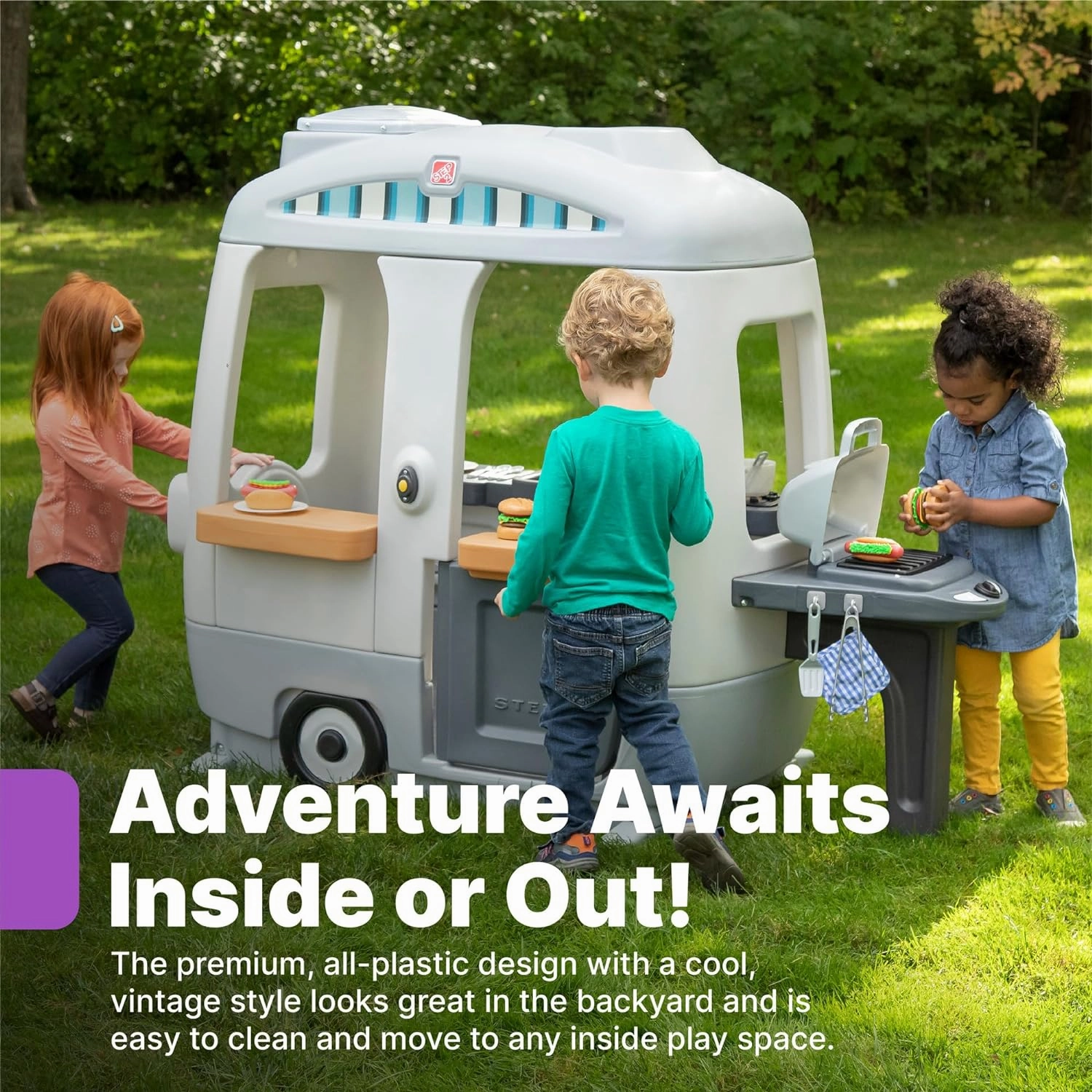 Step2 Adventure Camper Playhouse for Kids Ages 3 Years 