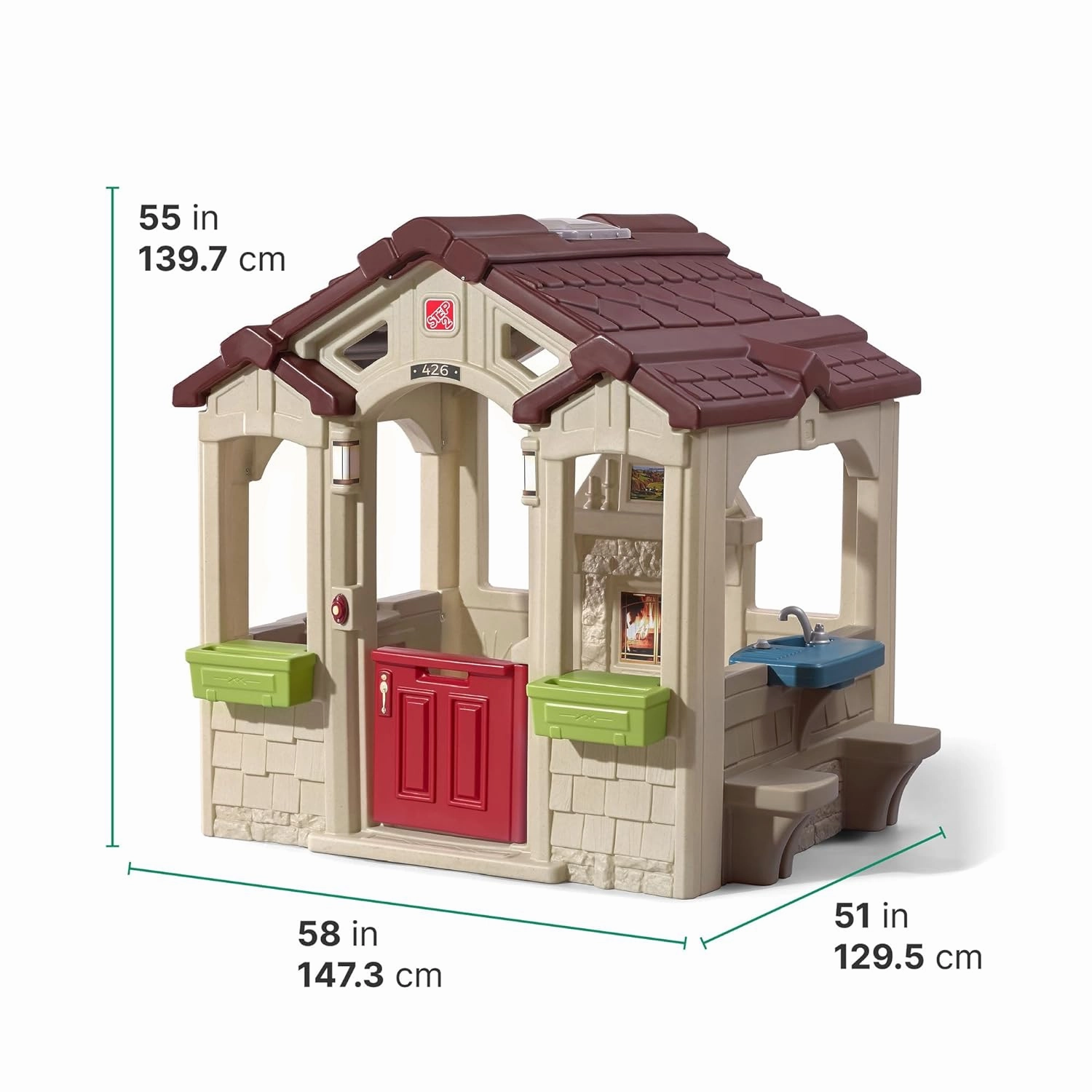 Step2 Charming Cottage Playhouse for Kids Ages 3 Years 