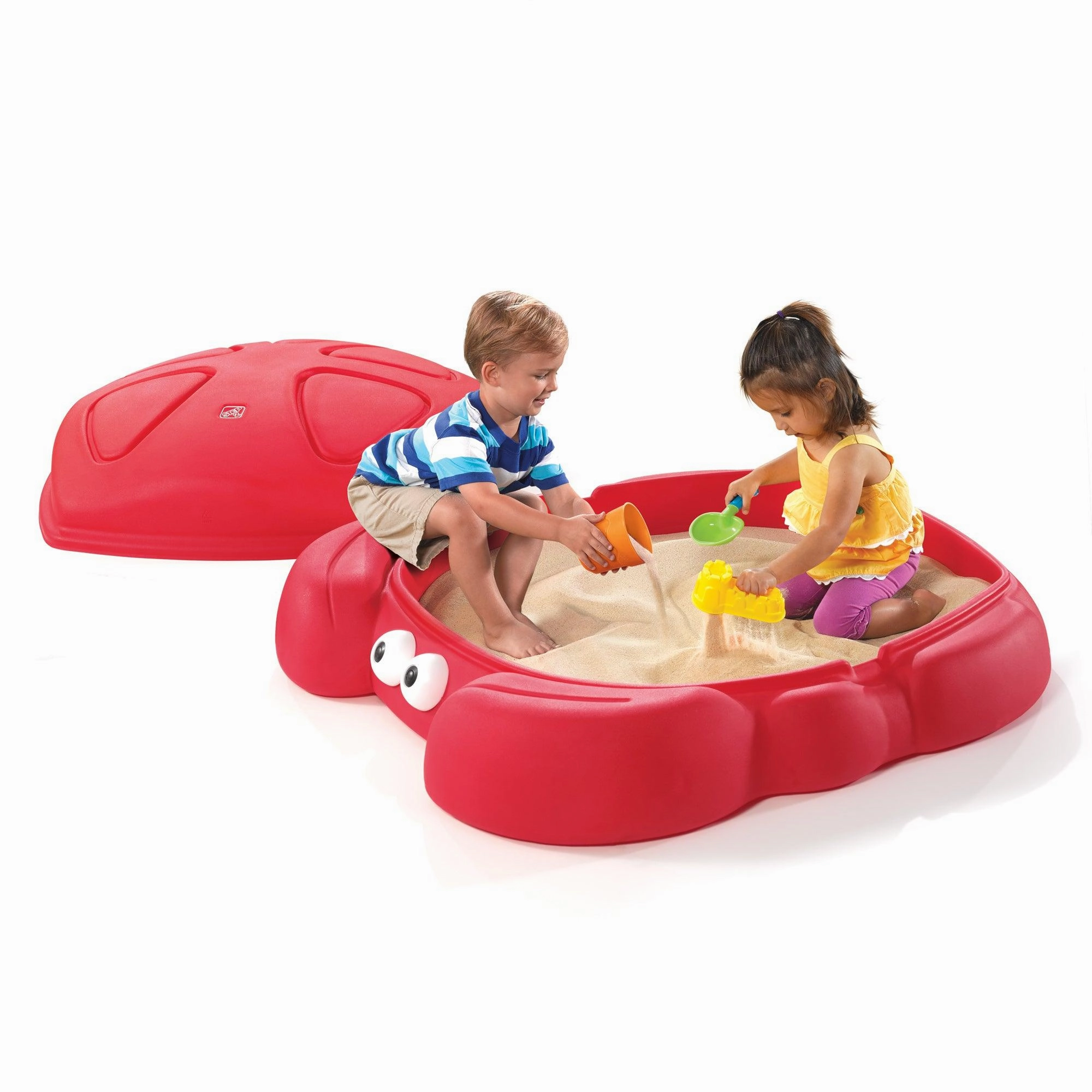 Step2 Crabbie Sandbox With Outdoor Cover Play Pen for Kids