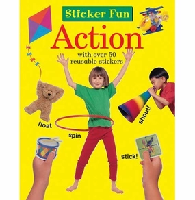 Sticker Fun : Action: With over 50 Reusable Stickers [Paperback] Press Armadillo