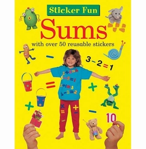 Sticker Fun : Sums: With over 50 Reusable Stickers [Paperback] Press Armadillo