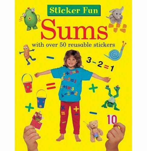 Sticker Fun : Sums: With over 50 Reusable Stickers [Paperback] Press Armadillo
