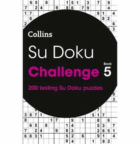 Su Doku Challenge Book 5: 200 Su Doku Puzzles Collins Puzzles