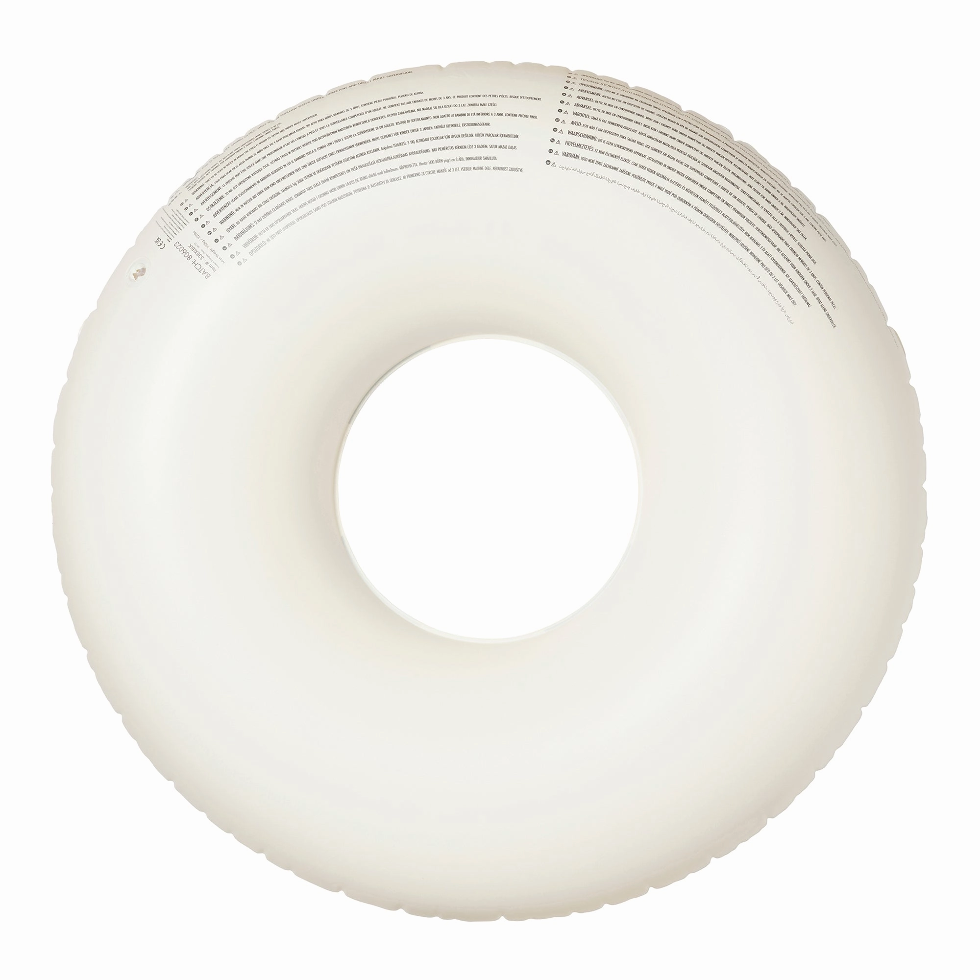 Sunnylife 41" Blue Striped Inflatable Pool Ring, 220lb Capacity