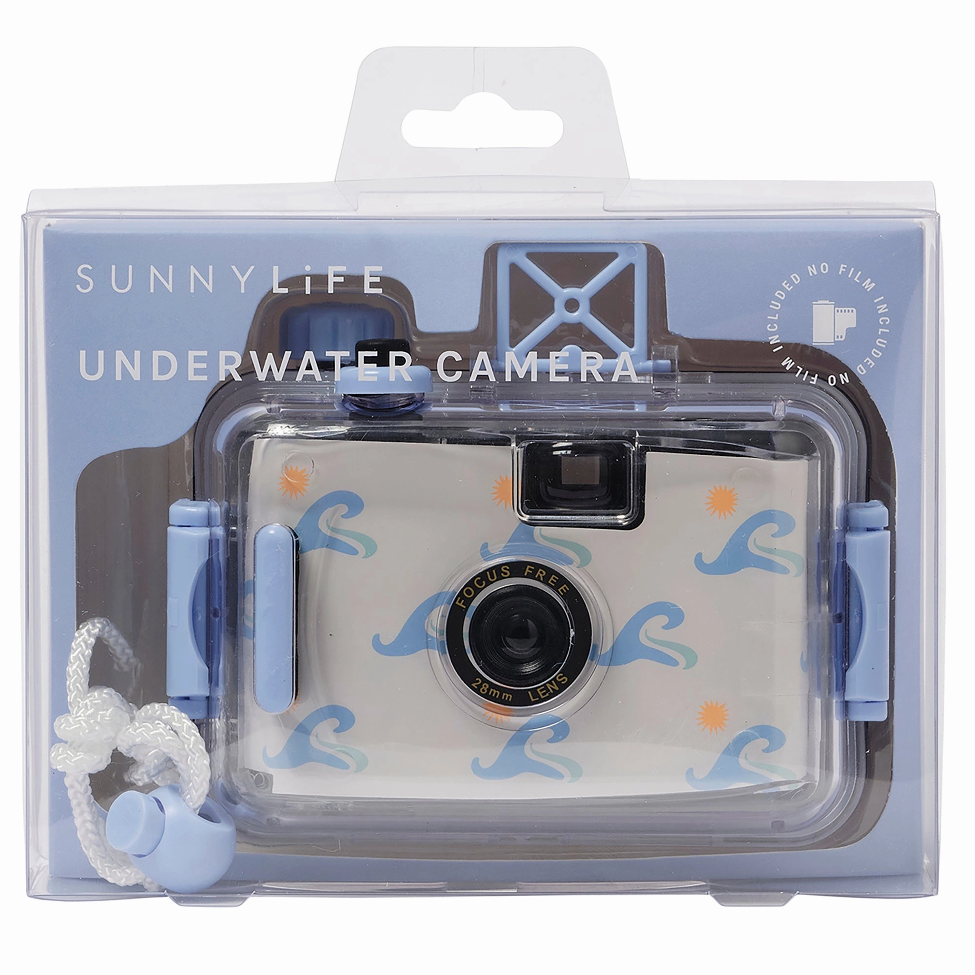 Sunnylife Blue Wave Retro 35mm Film Underwater Camera