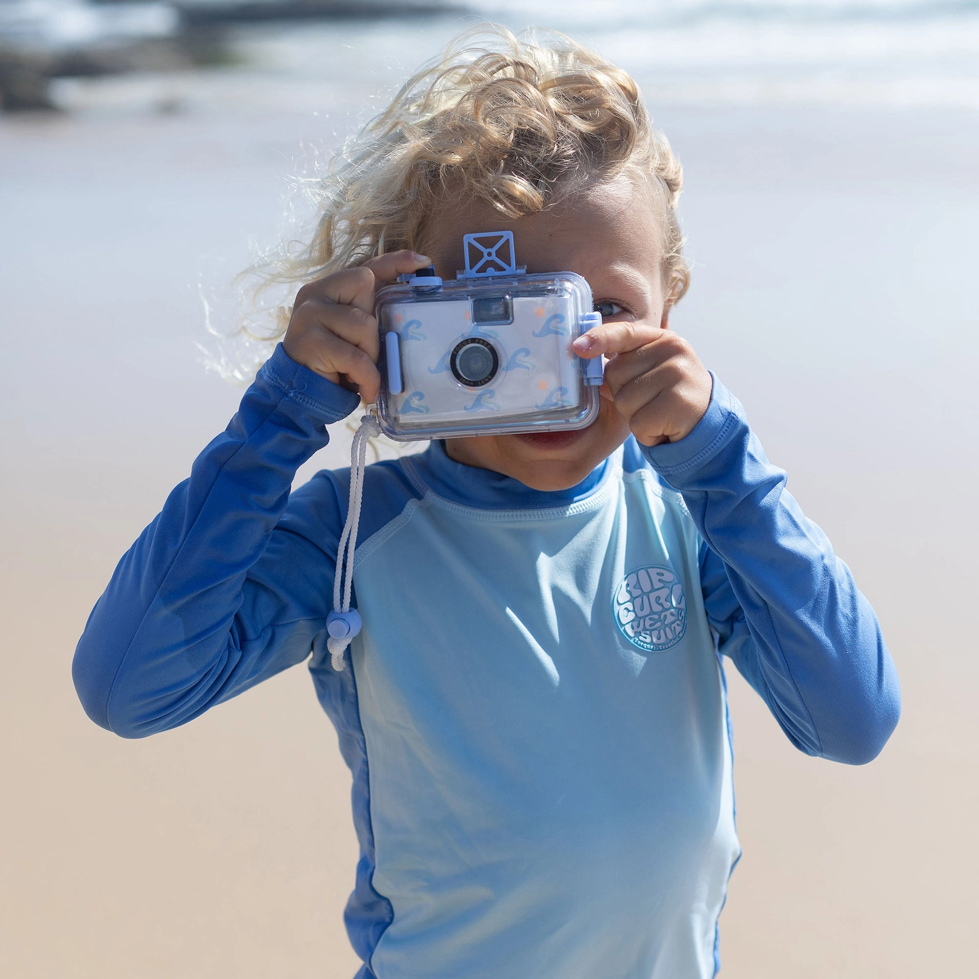 Sunnylife Blue Wave Retro 35mm Film Underwater Camera