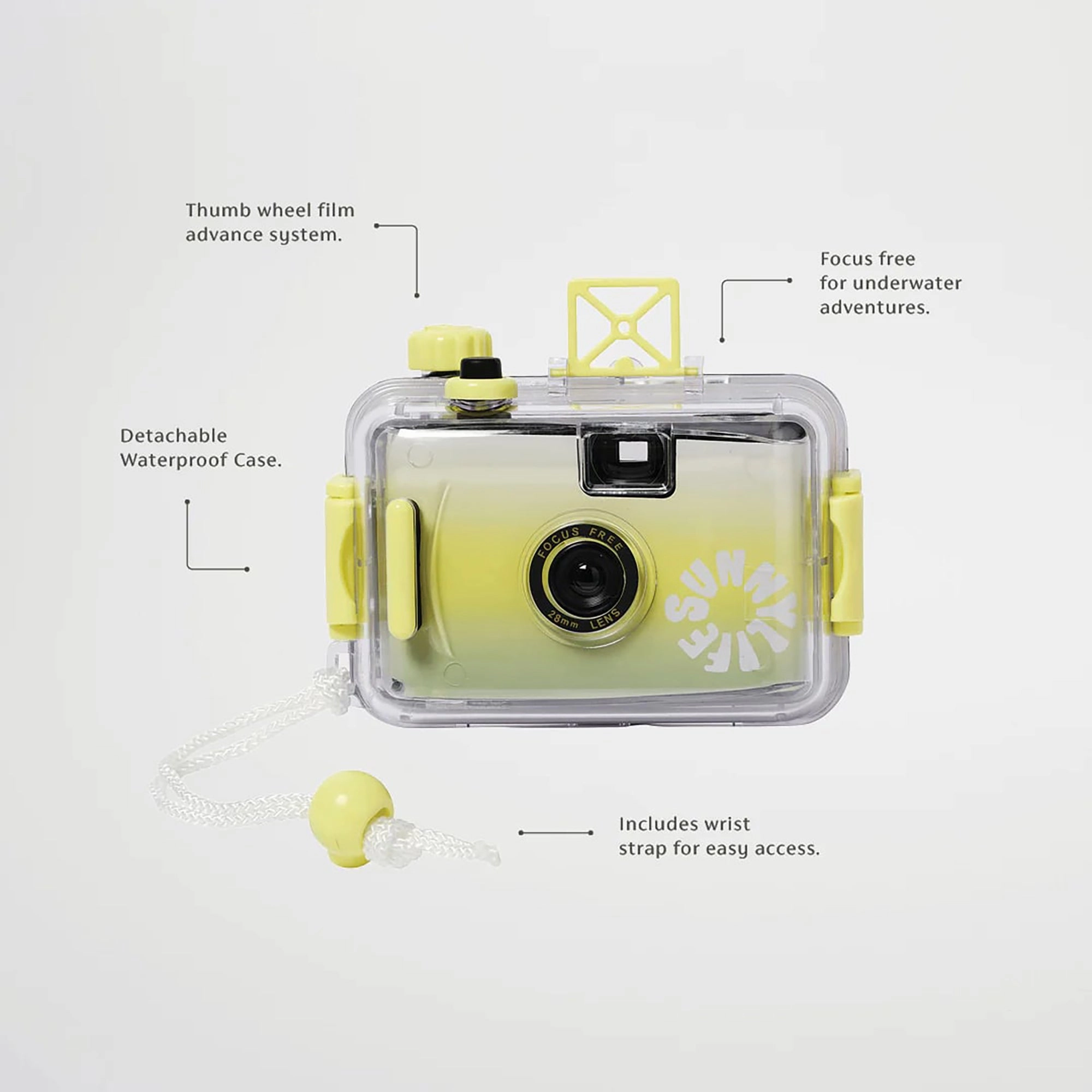 Sunnylife Citrus Ombre Retro Underwater 35mm Film Camera