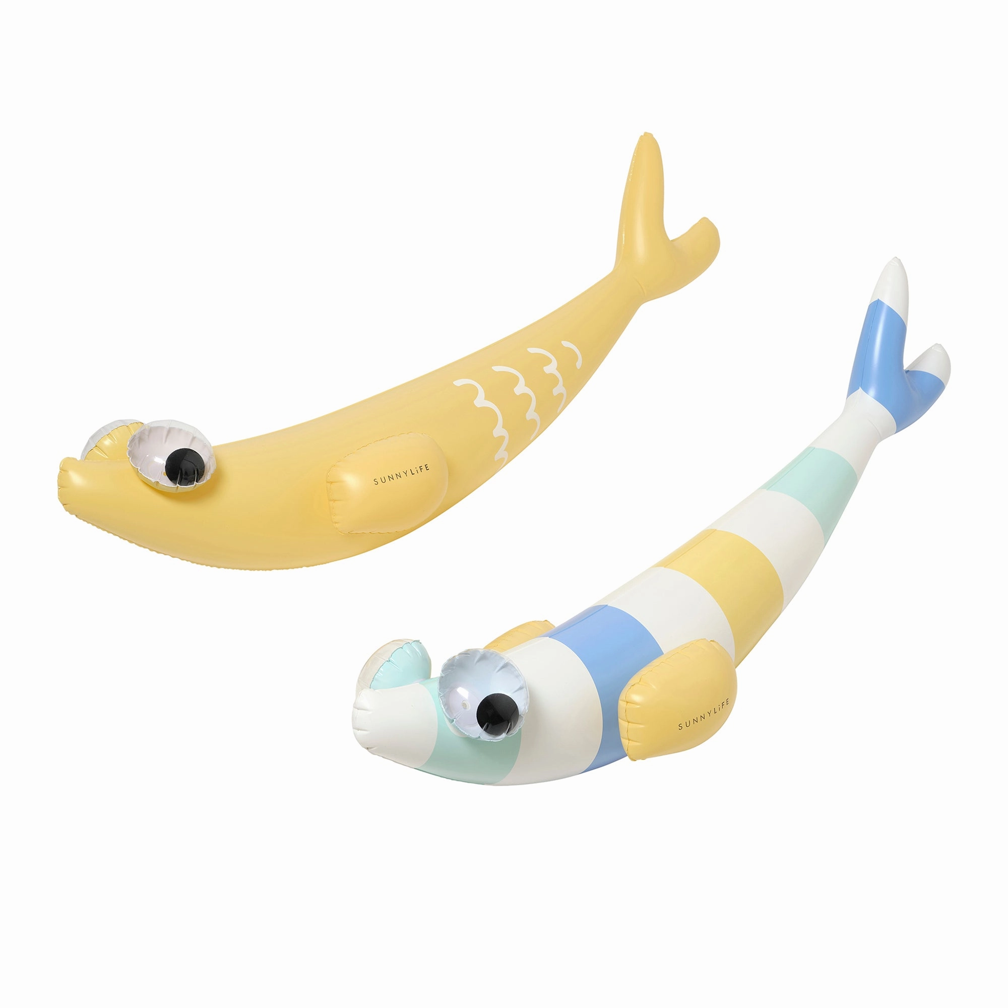 Sunnylife Kids Inflatable Finn The Fish Pool Noodles, Set of 2