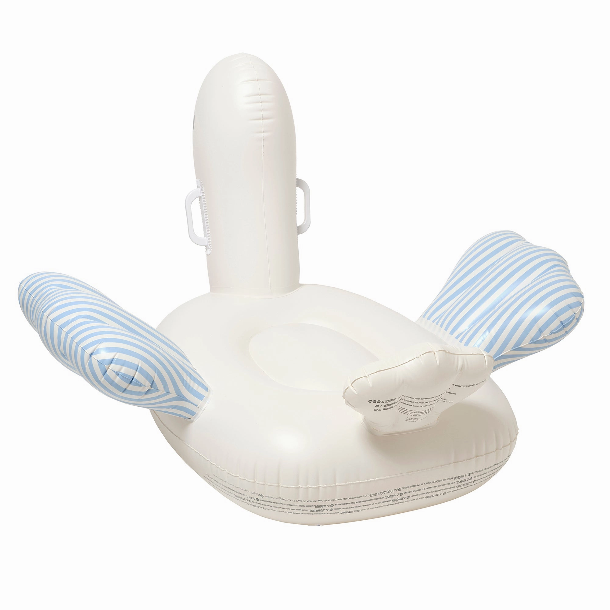 Sunnylife Kids Sid The Seagull Inflatable Ride-On Float - Blue Stripe