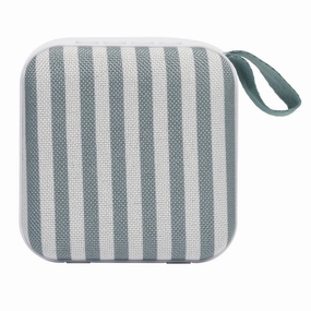 Sunnylife Portable Travel Speaker - Vacay Olive Stripe - Wireless & Compact