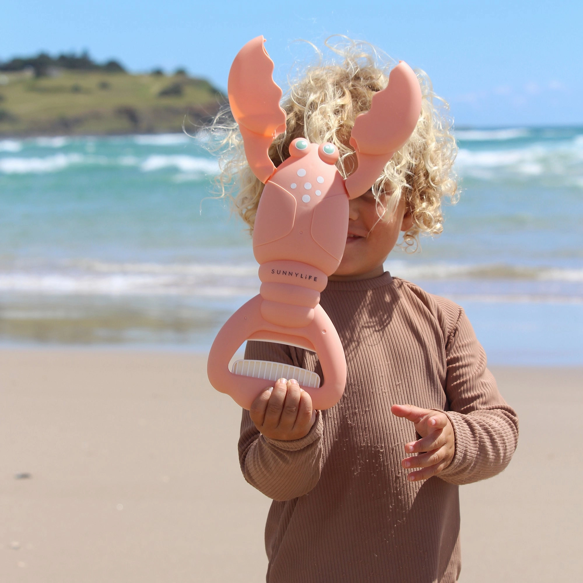 Sunnylife Sand Claws Lobster Coral - Beach Scoop & Play Toy