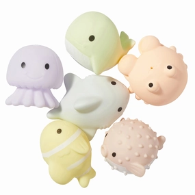 Sunnylife Sea Animal Ocean Friends Splash Toys, 6pc Set