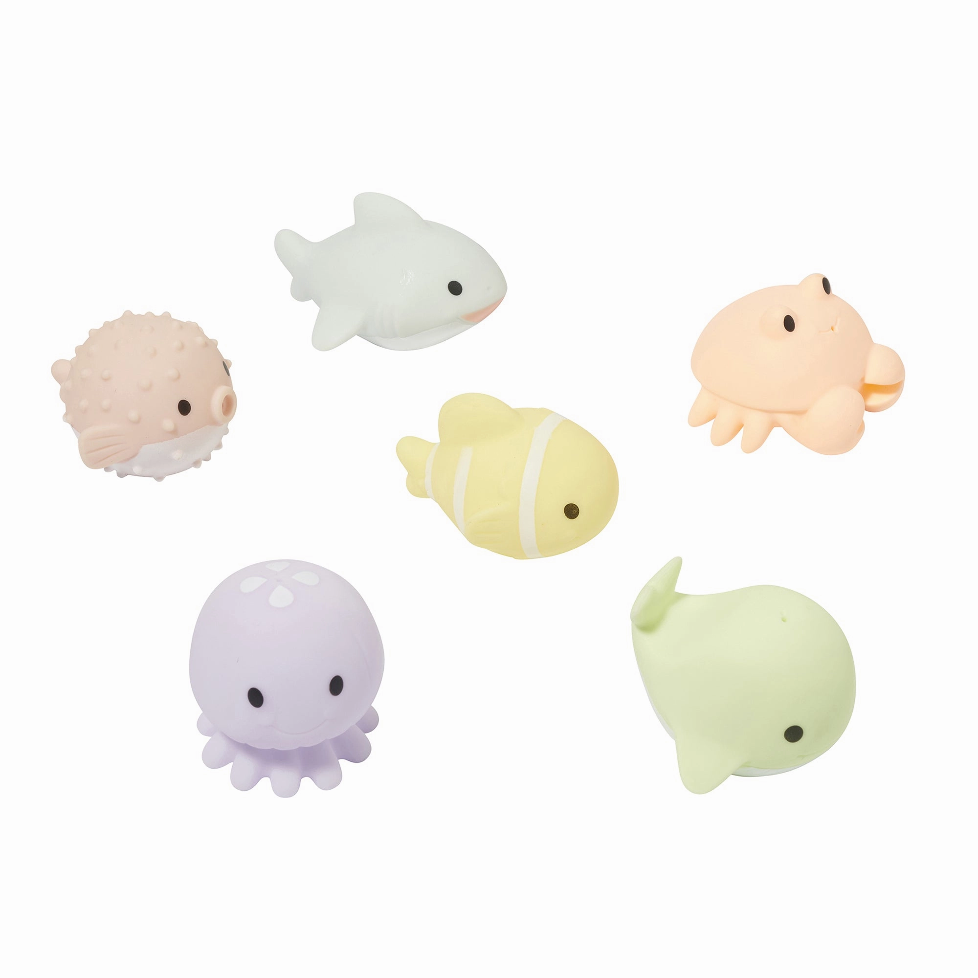 Sunnylife Sea Animal Ocean Friends Splash Toys, 6pc Set