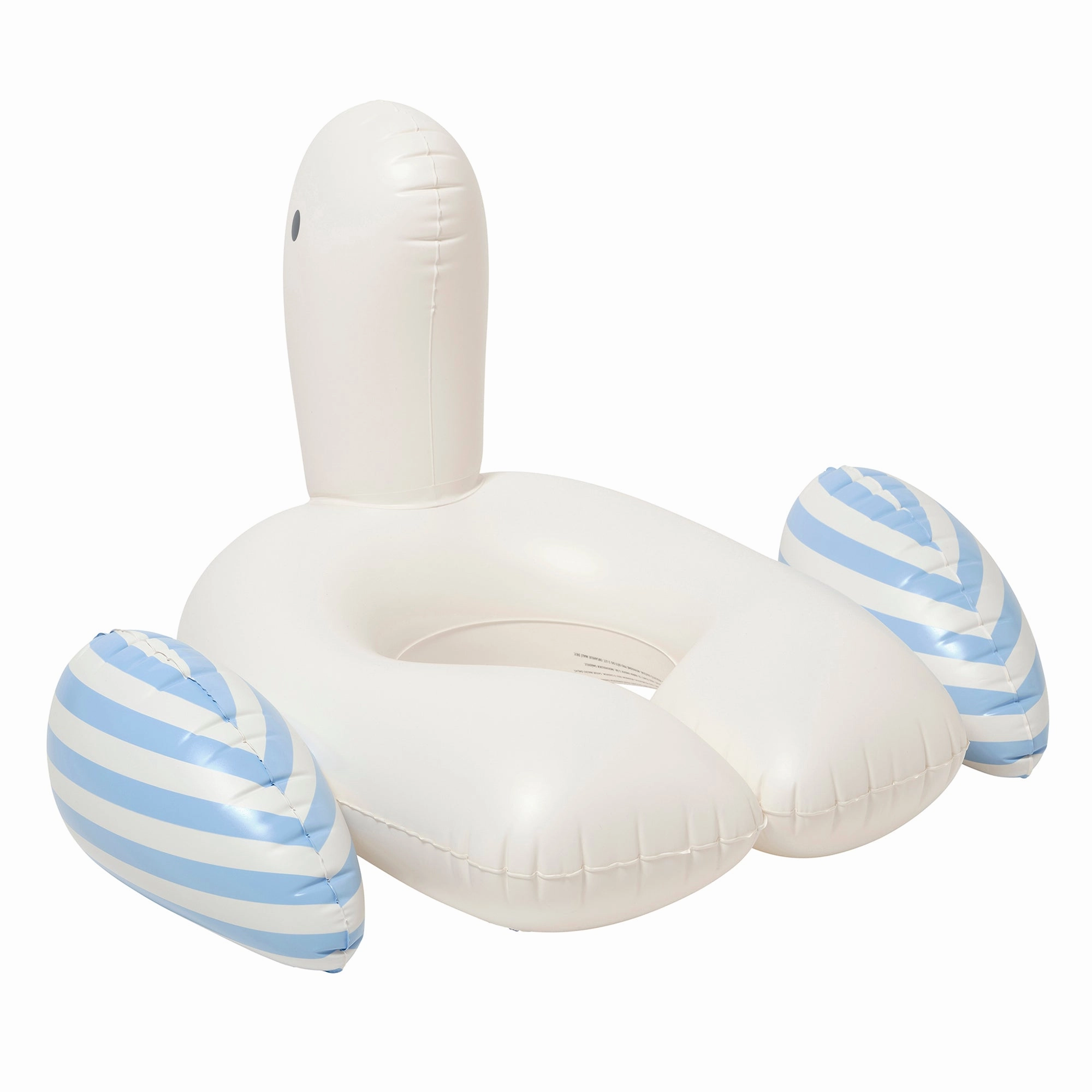 Sunnylife Sid The Seagull Inflatable Pool Ring - Blue Stripe