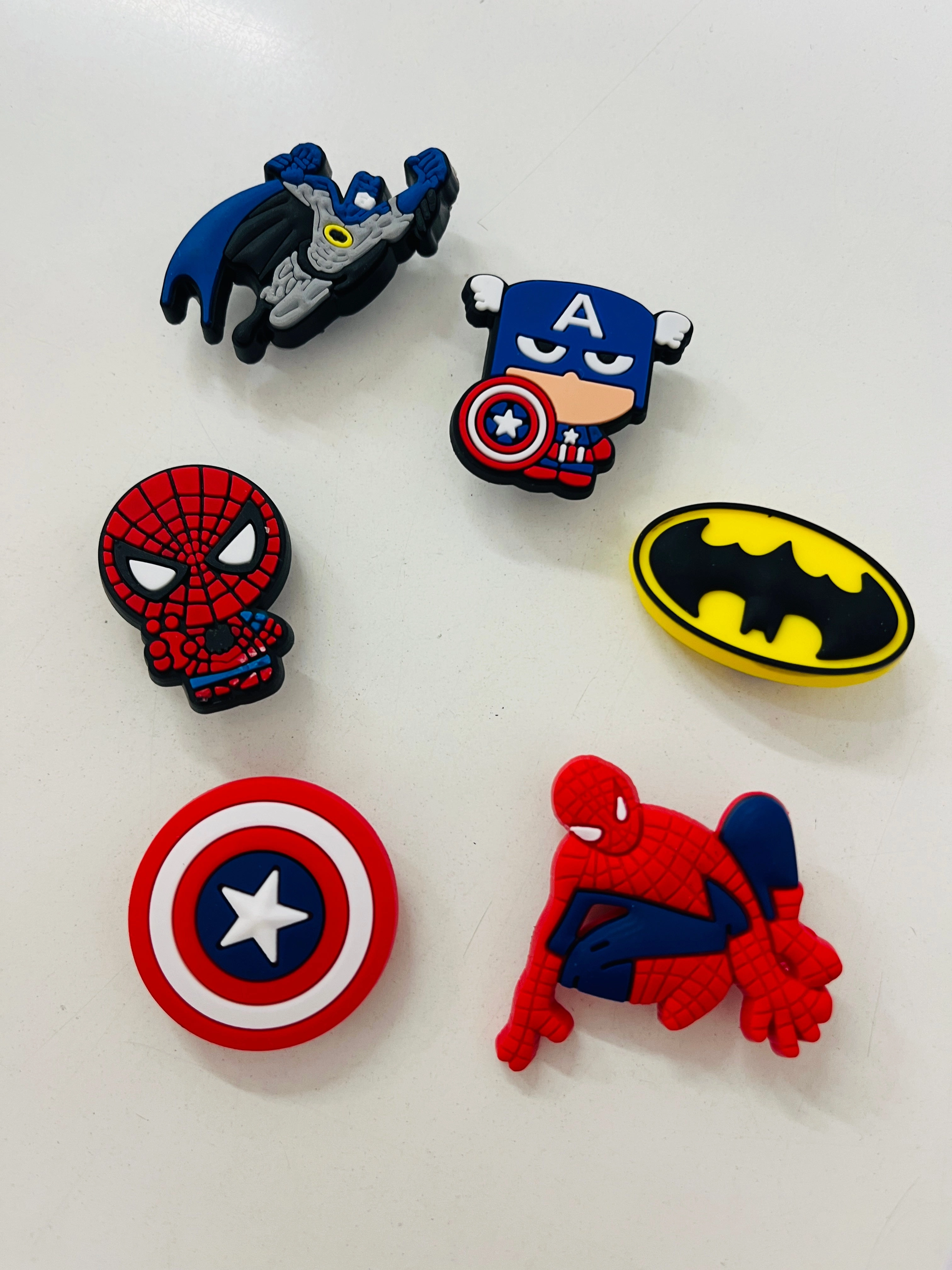 Superhero shoe Charms batman logo