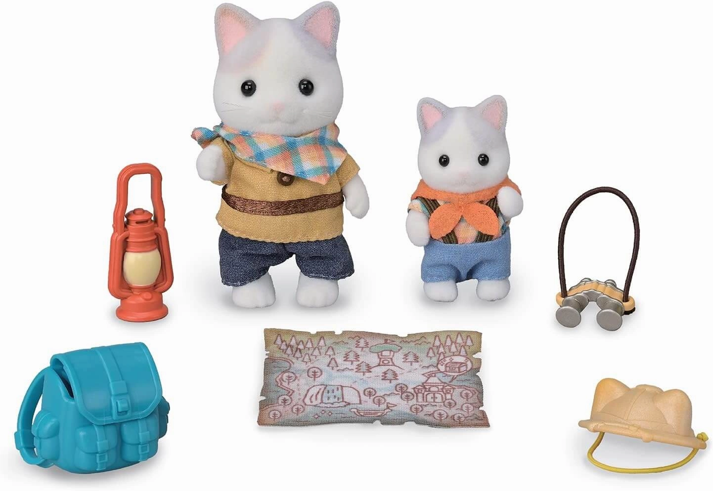 Sylvanian Families Exciting Exploration Set Latte Cat Siblings Ages 3 