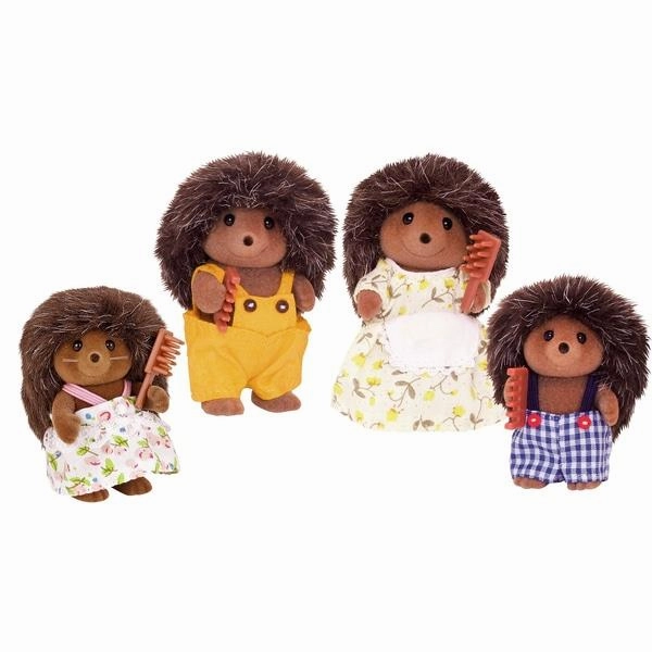 Sylvanian Families Hedgehog Family Toy Playset for Ages 3 and Up