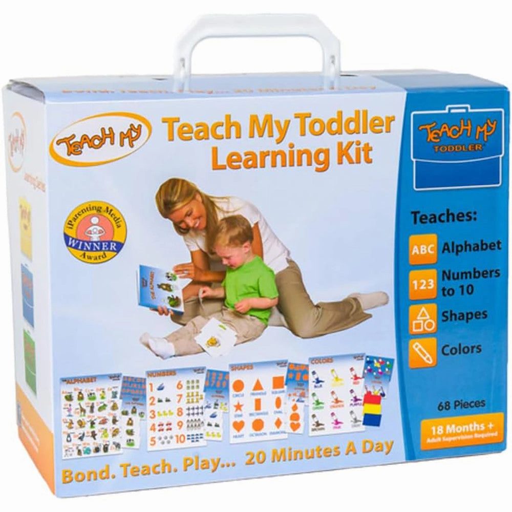 Teach My Toddler Learning Kit - Screen-Free Educational Playset for Alphabet, Numbers, Shapes, Colors