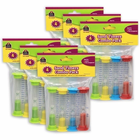 Teacher Created Resources Colorful Sand Timers Set - 24-Pack