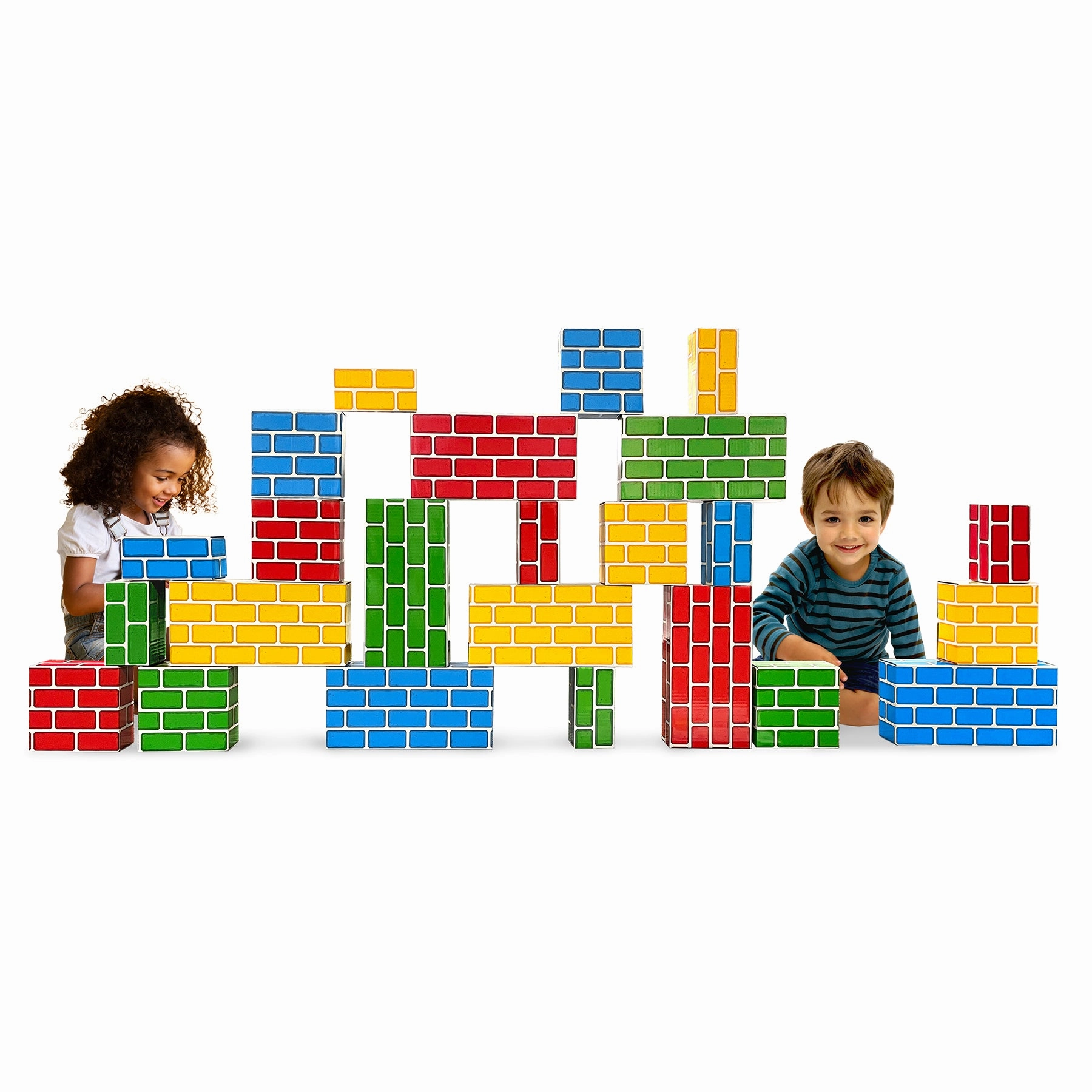 Teacher Created Resources Easy-Stack Cardboard Blocks - 24 Piece Set