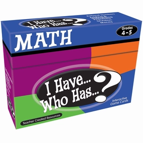 Teacher Created Resources Grade 4-5 I Have, Who Has Math Game