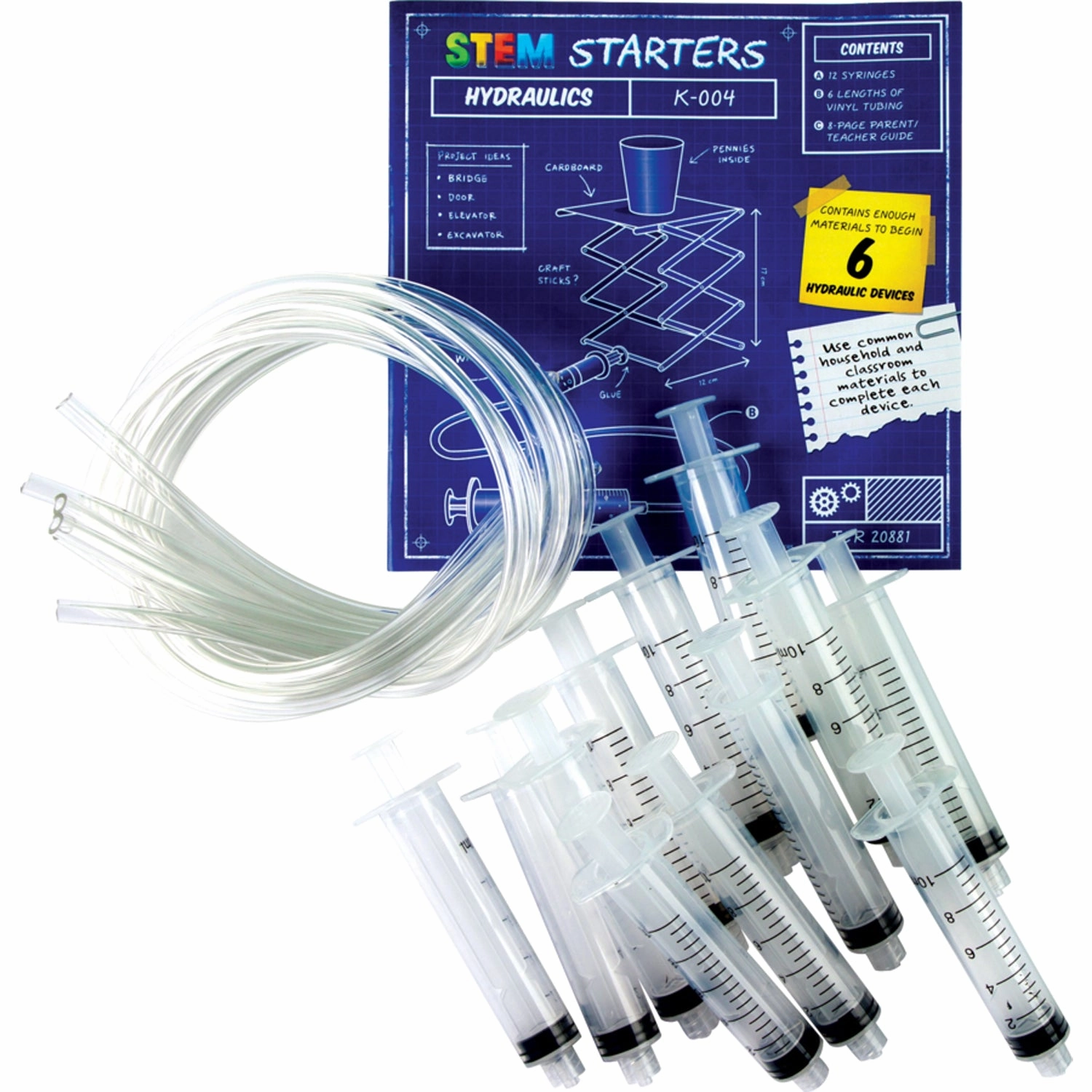 Teacher Created Resources Hydraulics STEM Starter Kit - Educational Science Toy