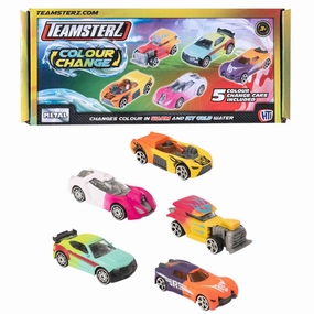 Teamsterz 5 Colour Change Cars Playset